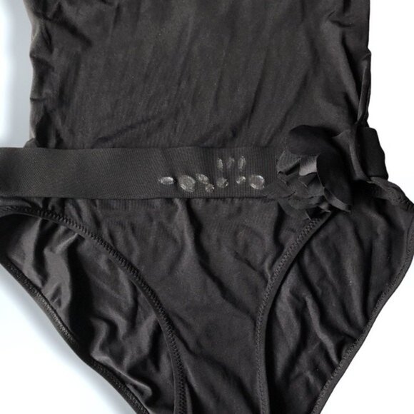 DKNY Women's Black One Piece Swimsuit with Belt - Picture 4 of 9